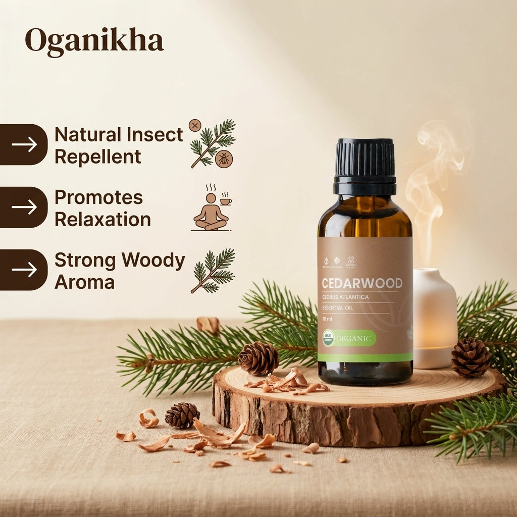ÒGANIKHA Cedarwood Essential Oil (10ml)