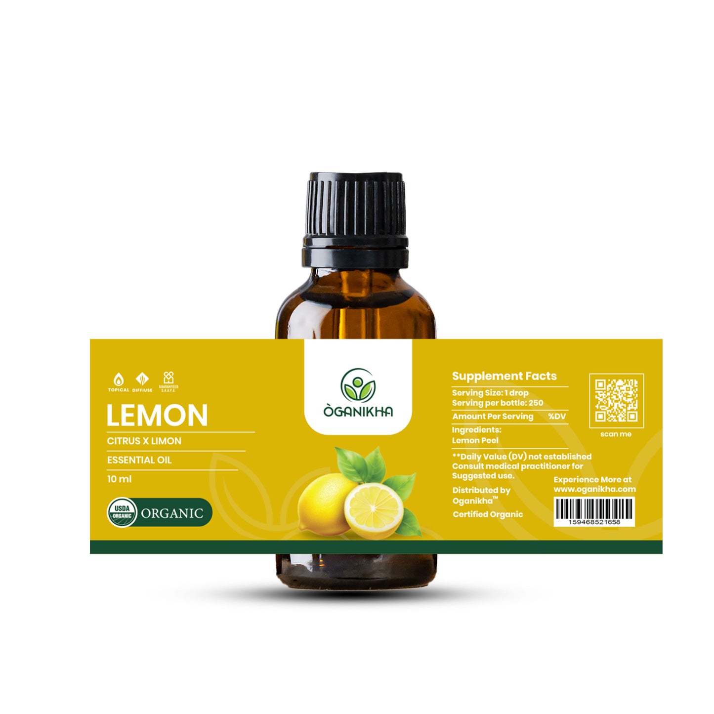 ÒGANIKHA Lemon Essential Oil (10ml)