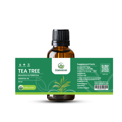 ÒGANIKHA Tea Tree Essential Oil 10ml | Pure Cleansing Oil
