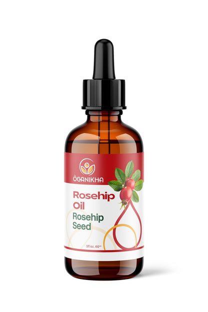 ÒGANIKHA Organic Rosehip Oil – 60ml Hydrating Skin & Hair Oil